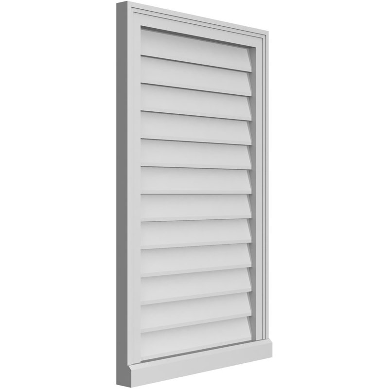 Cadre de seuil Brickmould, brun clair apprêté, H 36 po x l 22 po x P 2 po
