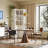 78.9" H Corner Storage Cabinet With Glass Doors