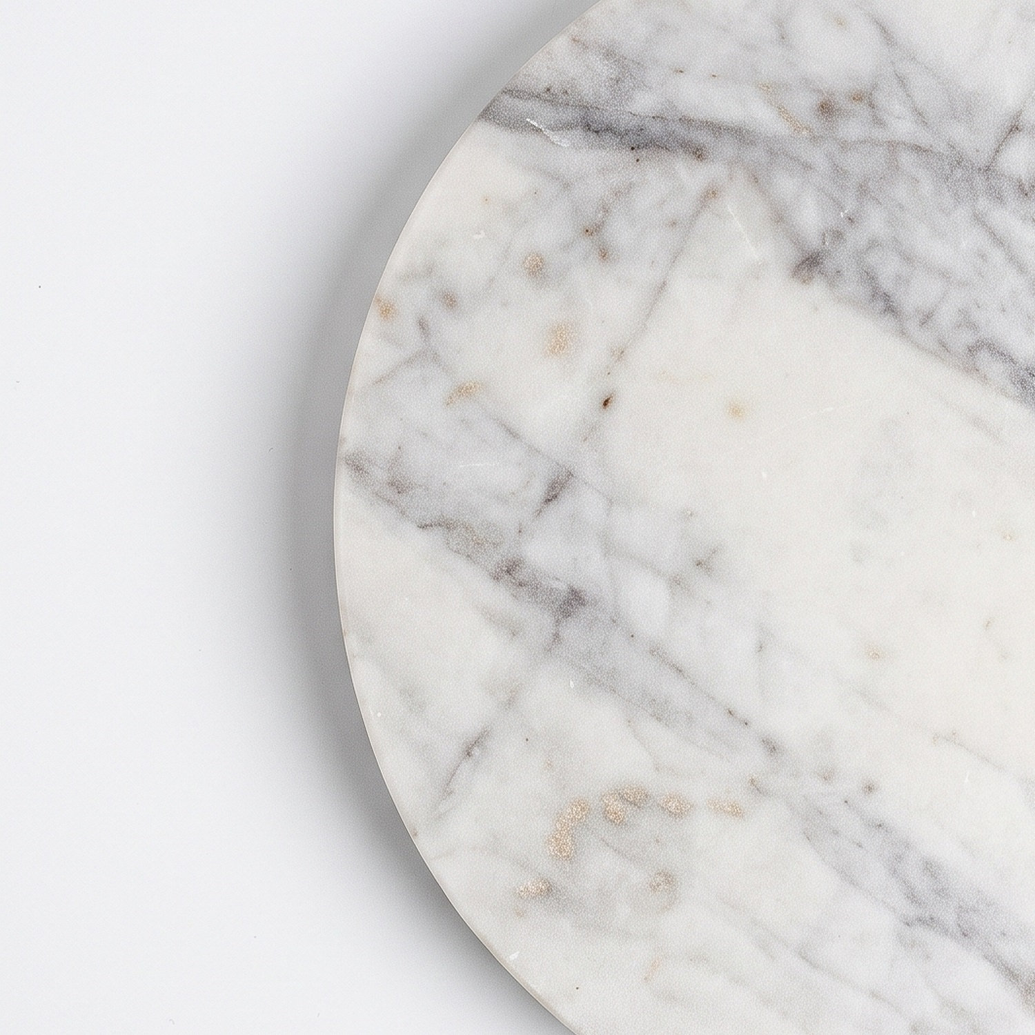 Matheson Genuine Marble Decorative Tray, 1" H x 16" W x 16" D