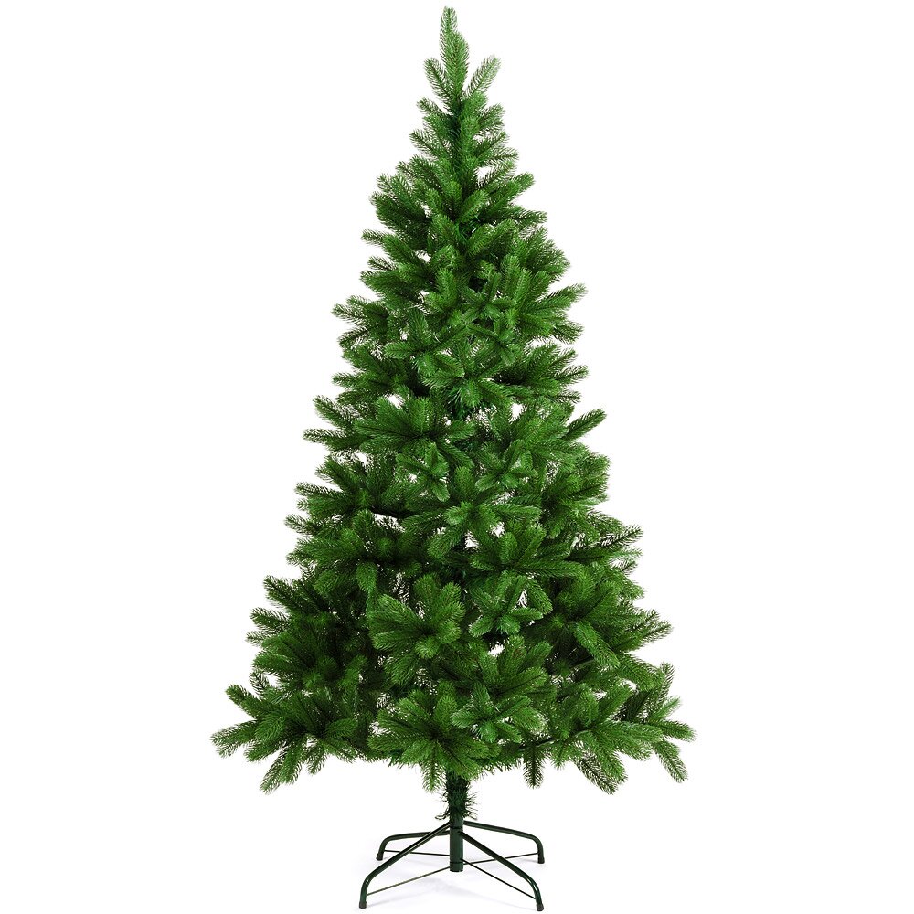 Künstlicher Weihnachtsbaum 180 cm Grün mit Ständer