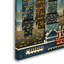 «Travel 123» par Lantern Press - impression sur toile tendue-21936225