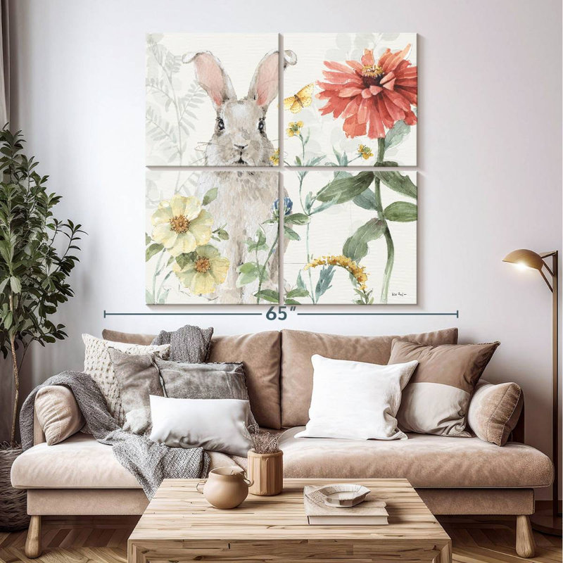 Brampt Spring Meadow I, 50" H x 50" W