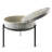 Frosted Leather Side Table