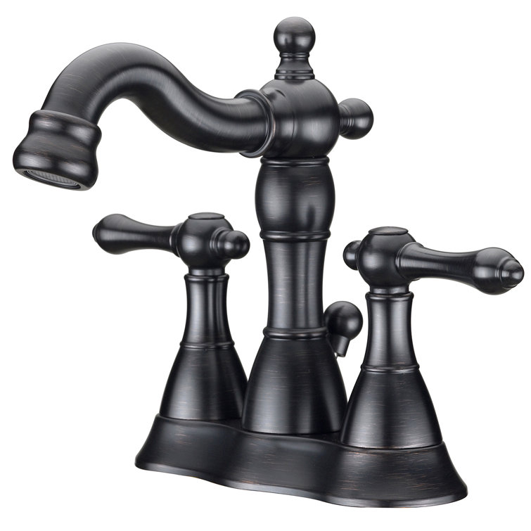 Prime Centerset Bathroom Faucet with Drain Assembly