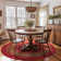 Burkleigh Farmhouse Braided Red Jute Area Rug