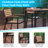Premium All-Weather Wicker Outdoor Stacking Dining Armchair