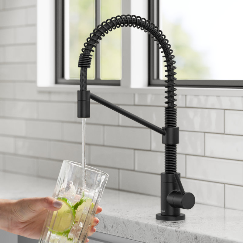 KRAUS Bolden Single Handle Drinking Water Filter Faucet for Reverse Osmosis or Water Filtration System, Matte Black