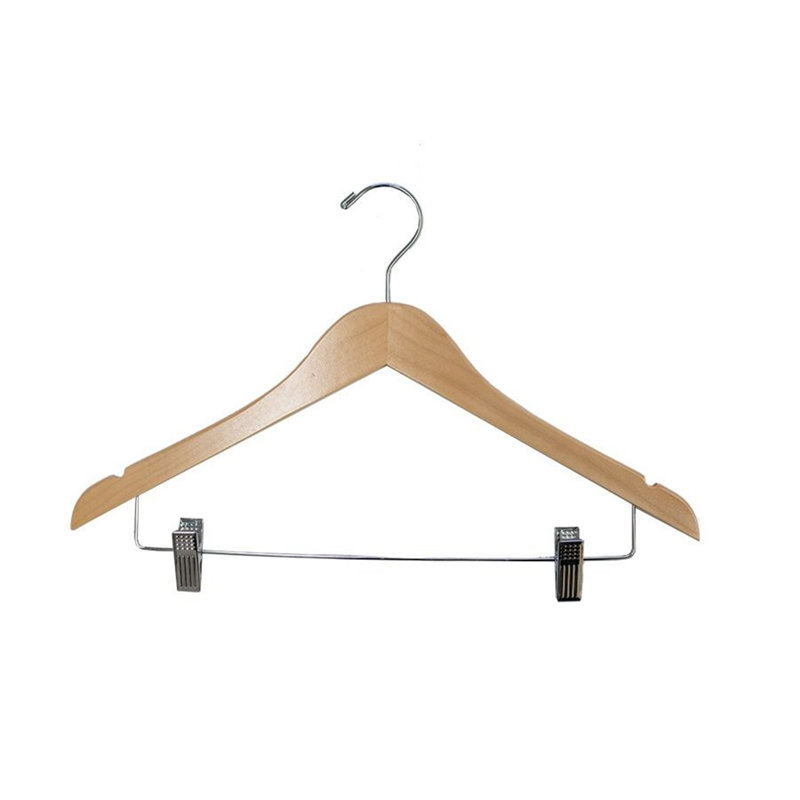 Cintres en bois avec pinces Meador
