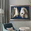 Conch Shells On Navy I, toile encadrée de qualité supérieure - prête à être accrochée-648663987