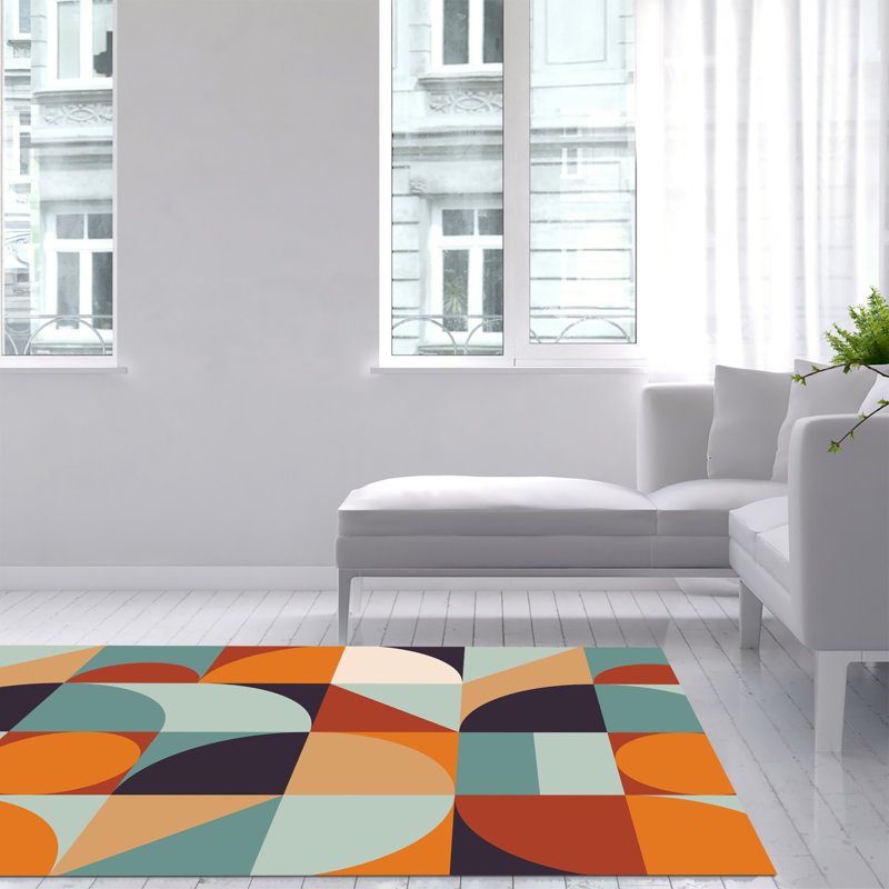 Gernot Geometric Area Rug, Rectangle 140 x 200cm