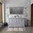 Dukes 60 in W x 22 in D Double Bath Vanity-37292283
