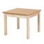 Table d'écriture carrée en bois