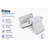 Privacy Door Latch, Security Door Lock with Stainless Steel Screws for in-Swinging Doors Extra High Home Door Security Lock(