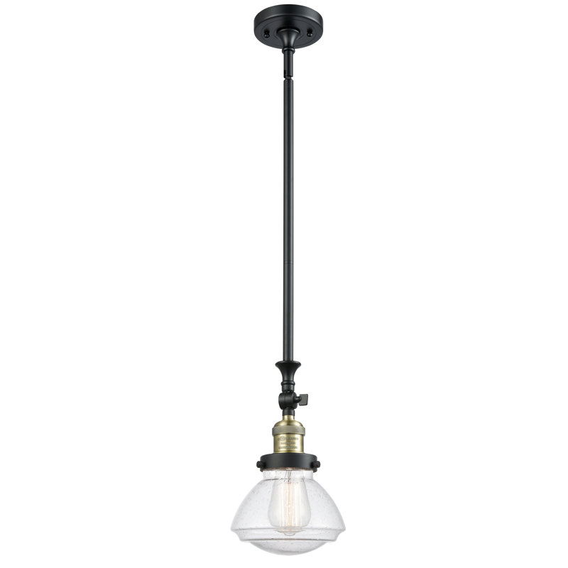 Grainé, Ampoule non incluse, Laiton antique noir