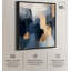 Toile bleu marine beige II par Art Remedy-113214227-113214231