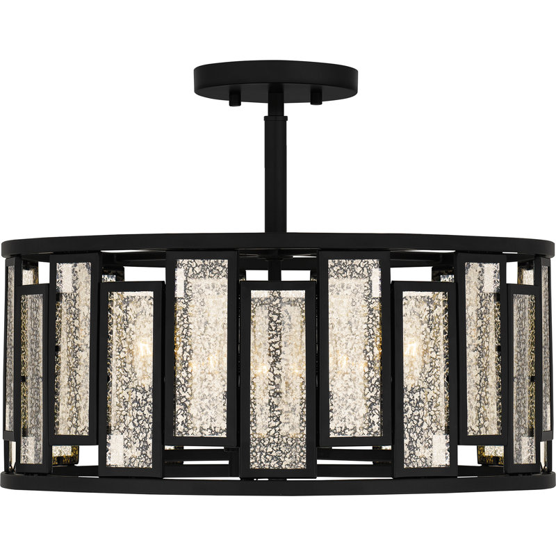 Plafonnier semi-encastré 4 lumières 18,25 po
