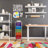 10 Drawer Storage Organizer Cart-166374631