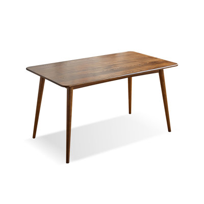 Brown Rectangular Solid Dining Table For Dining Room/Kitchen