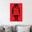 « rire now on red », reproduction d’impression sur toile tendue-27834722