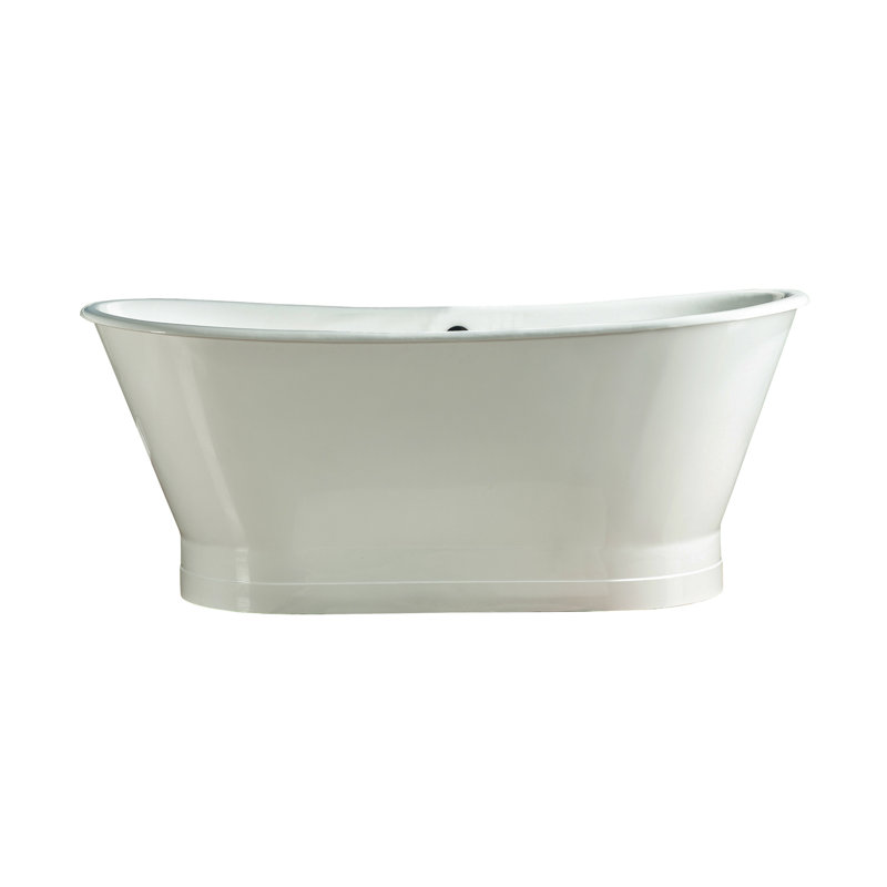 Wakely 67'' x Soaking Cast Iron Bathtub, 29" H x 29" W x 67" L