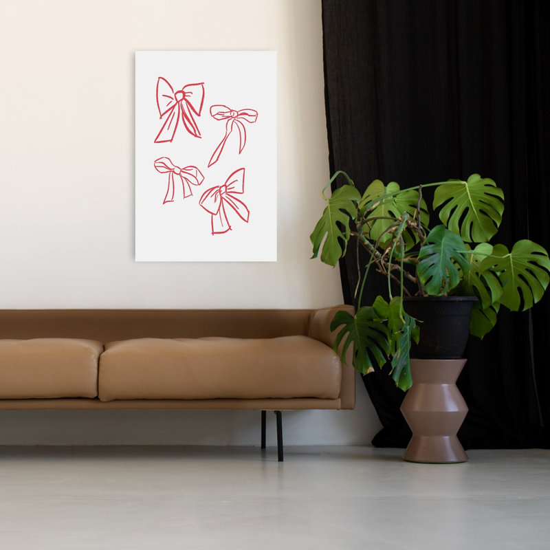 Fête des arcs rouges, impression d'art abstrait traditionnel traditionnel, 48" H x 32" W