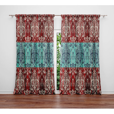 Keim Semi Sheer Curtain Panel Pair