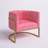 Velvet Barrel Chair-99309309-99309305