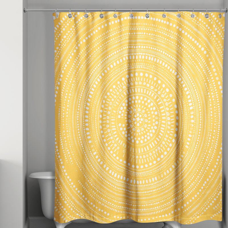 Rideau de douche Malmesbury, Jaune