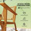 Ensemble de 2 chaises berçantes d'extérieur