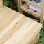 Solid Wood Fir Outdoor Bench