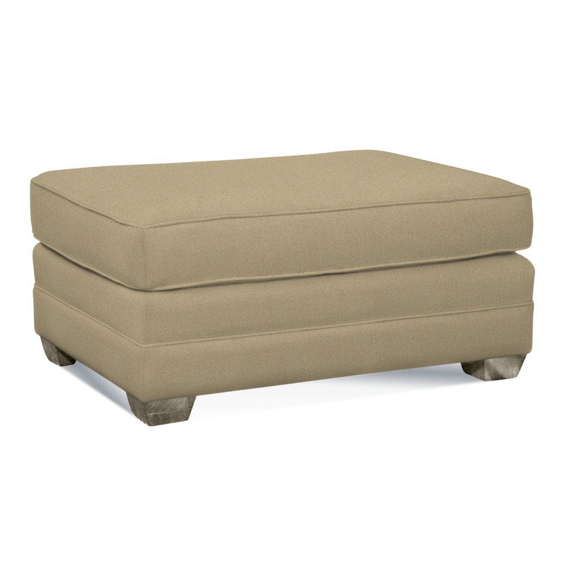 Bedford Upholstered Ottoman, Elite Sand; 0321-74, Mineral