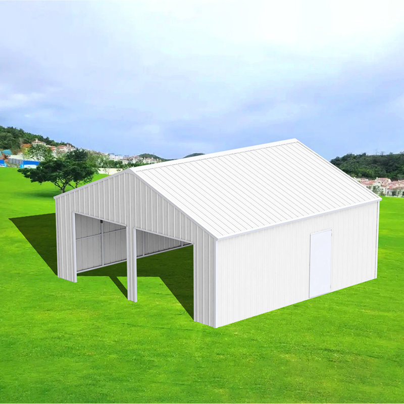Remise de grange double en acier 45Ft 25Ft