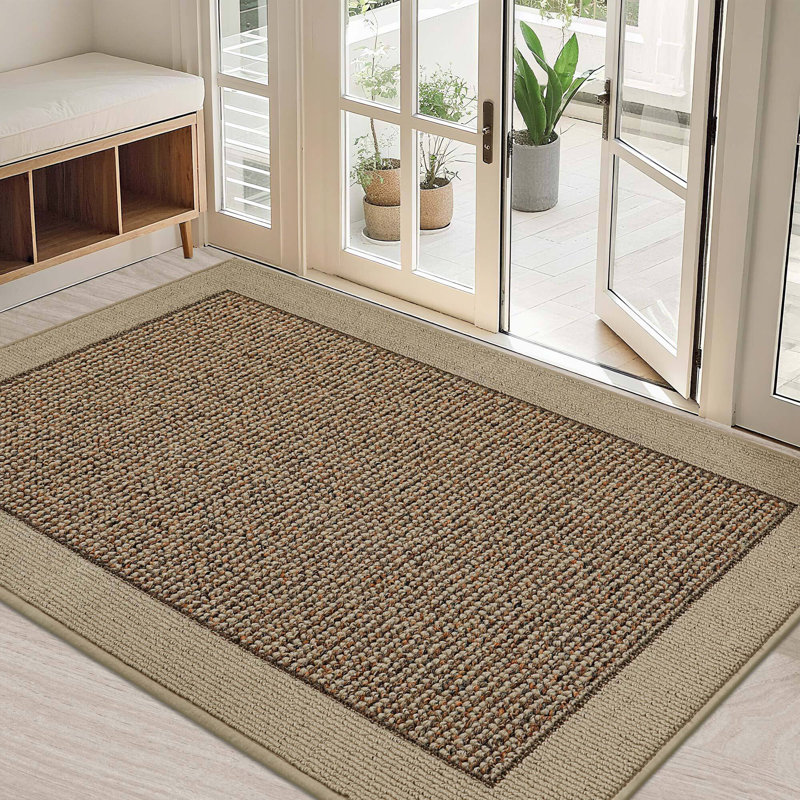 Non-Slip Indoor Doormat, Taupe, 81.3cm W x 121.9cm L