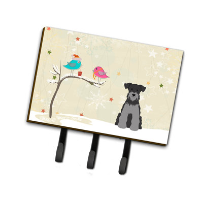 Garde-schnauzer miniature ou clé de noël miniature