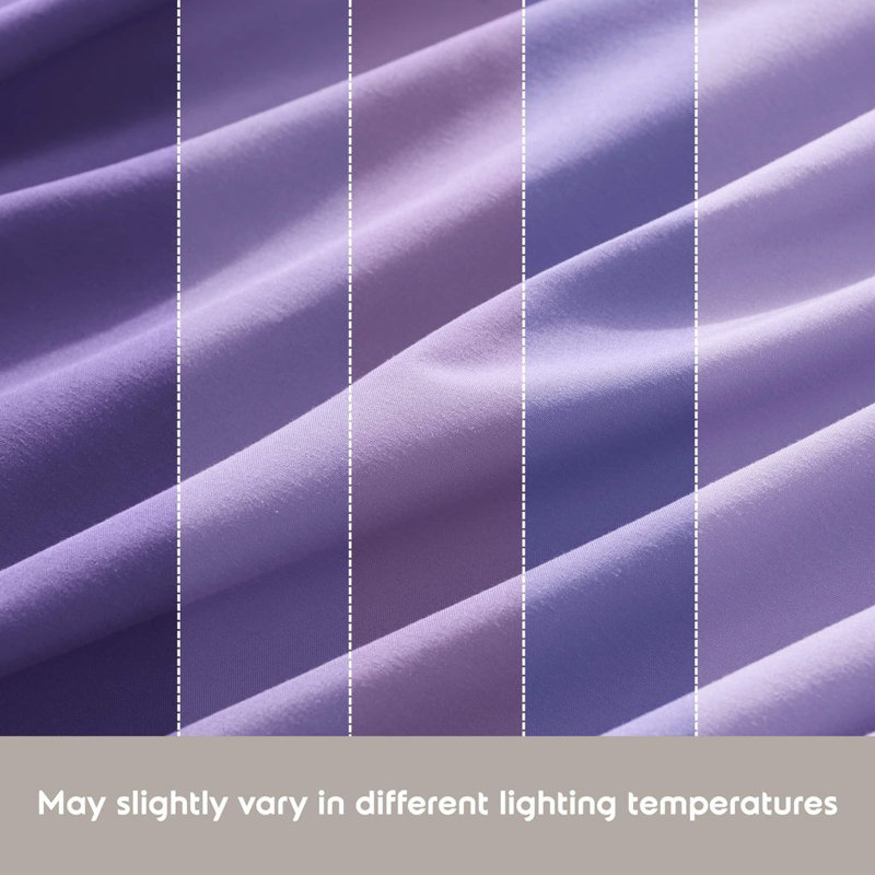 Ensemble de draps ultra doux et respirant Hotel Collection, Lavande, Grand lit court pour véhicule récréatif
