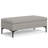 Rebecca 48"W Upholstered Coffee Table Storage Ottoman with Lift-Top Lid and Metal Legs