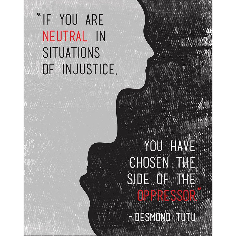 Toile tendue tendue par Trinx Proctor, galerie Tenisha, titre: Injustice
