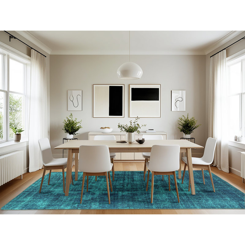 Floden Performance Oriental Indoor Rug, Rectangle 7' x 10'