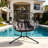 Double Hanging Egg Chair, Swing Chair, Rocking Chair Wth Stand, Cushion Loveseat For Bedroom, Balcony, Garden, Indoor, Outdoor-1740134319