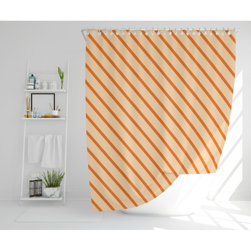 Wick Polyester Shower Curtain, 177cm H x 177cm W