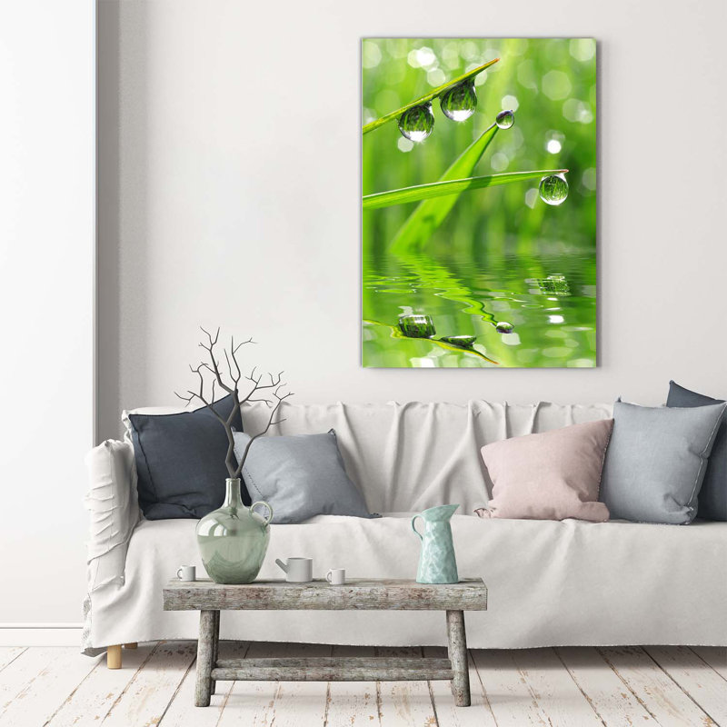 Blades Of Grass - Wrapped Canvas Print