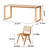 Long table work table Solid wood large board table-99018406