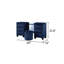 Ensemble de chambre à coucher 5 pièces Janeece-351374877-351374866
