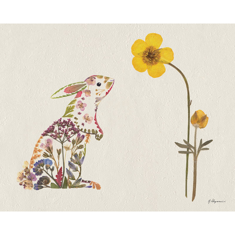 Hello Spring by Helen Ahpornsiri - Wrapped Canvas Print, 40 cm H x 50 cm W