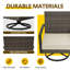 Ensemble de chaises de patio pivotantes avec coussins-1001275853