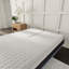 Matelas pour grand lit à plateau divisé, conception de 12 pouces, mousse viscoélastique cuivrée, housse de refroidissement, tissu à ressorts ensachés et support, noir et gris