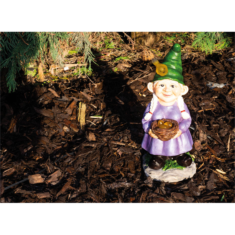 Giselle Solar Gnome Garden Ornament