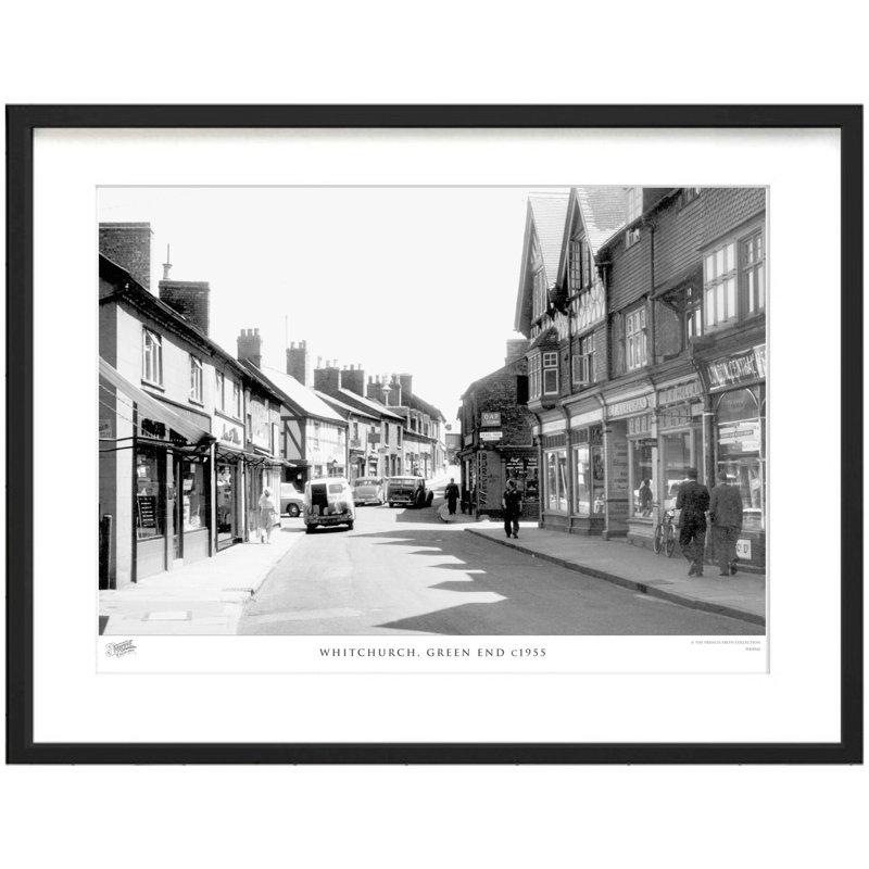Whitchurch, Green End C1955 - Single Picture Frame Print, 45cm H x 60cm W x 2.3cm D