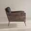 Fauteuil en cuir fleur 31 po Brigit-1873959704