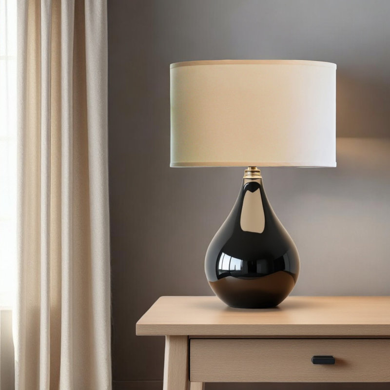 Ivory No Slub Innsbruck Oval Lamp Shade